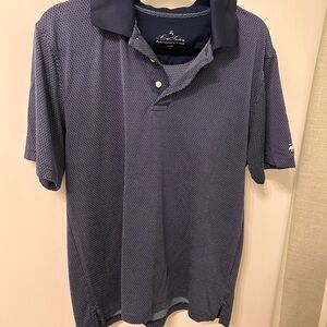 Brooks Brothers Men’s Navy Micro-Pattern Polo
